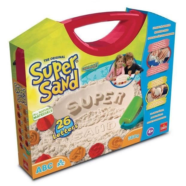 Goliath Super Sand Estuche De Animales – Arena Mágica Que No Se Seca, Con Moldes Y Bolsa De Almacenamiento