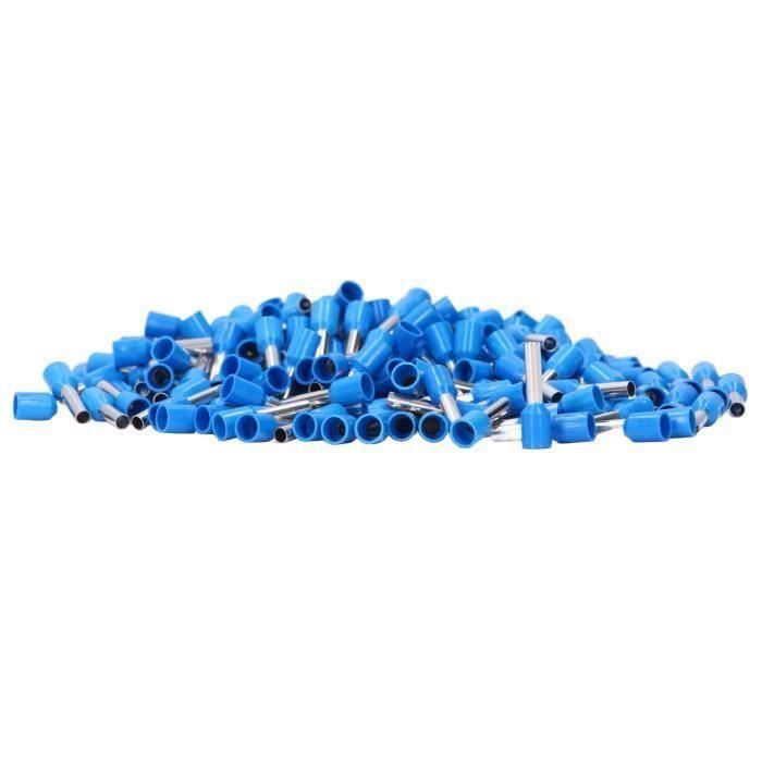Lot De 1200 Embouts De Câble Isolés (Aderendhülsen) - Taille 0.5 à 10 Mm² - Cuivre/Plastique - Pour Électricien