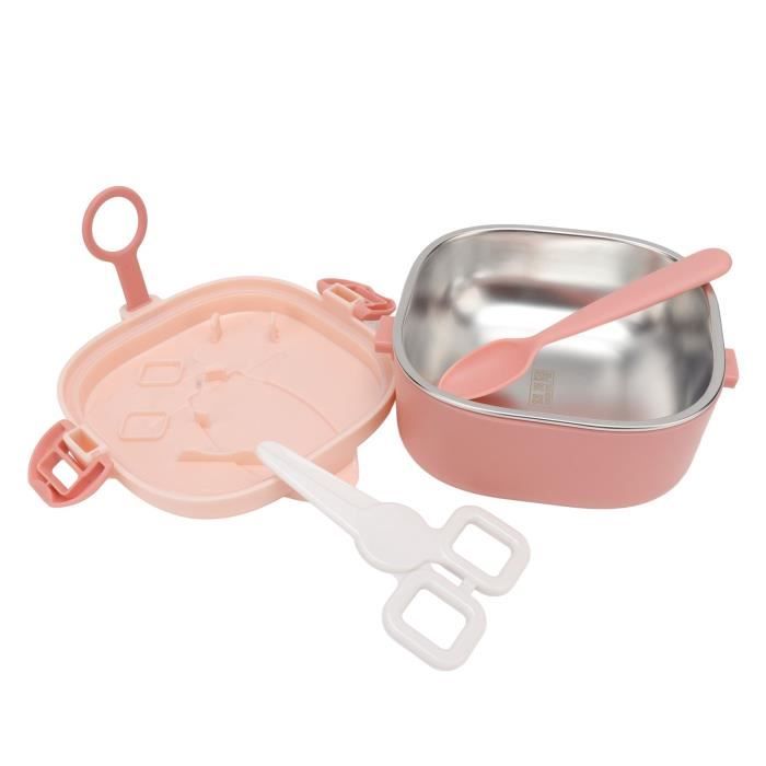 CEN Assiettes à Ventouses Pour Tout-petits Assiettes Divisées Pour Enfants Safe Silicone Pliable