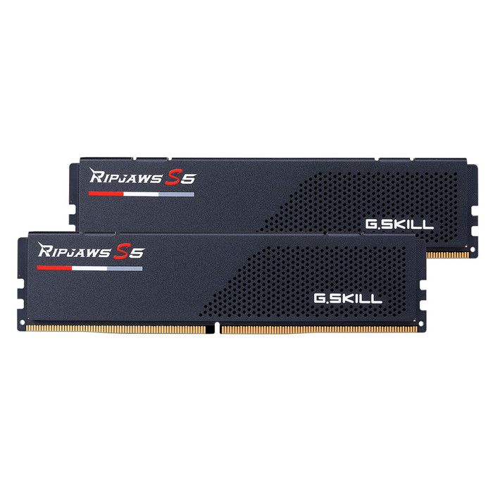 G.Skill RipJaws S5 Low Profile 64 Go (2 x 32 Go) DDR5 6400 MHz CL32 - Noir - Kit Dual Channel 2 barrettes de RAM DDR5 PC5-51200 -