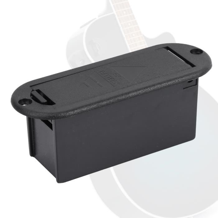 Accessoire Pour Guitare KIMISS Bo tier De Batterie 9V Cuir PU accessoire-pour-guitare-kimiss-bo-tier-de-batterie-9v-cuir-pu