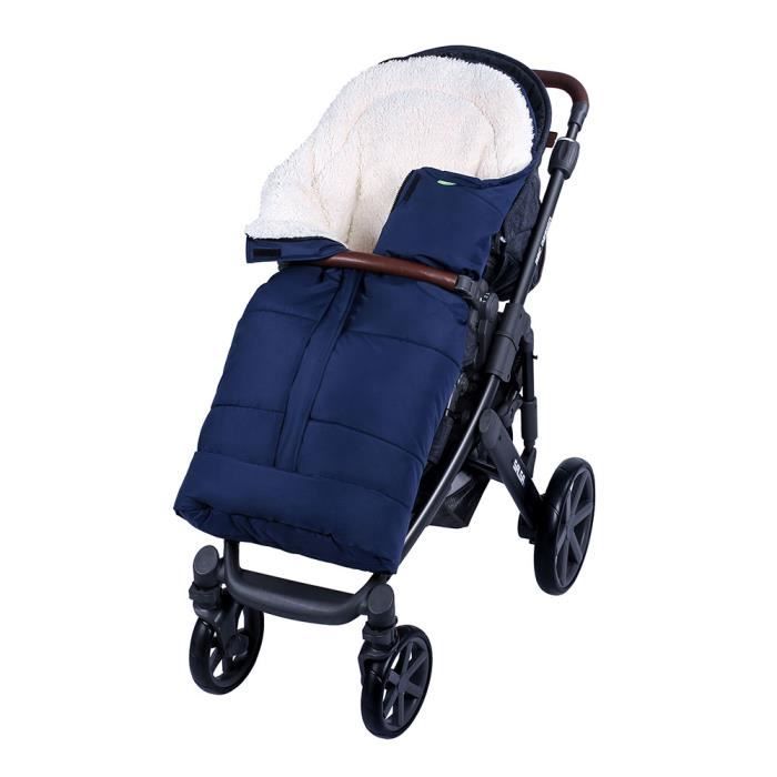 Lulando La Chanceliere D Hiver Impermeable A L Eau Pour La Poussette De Bebe La Chanceliere Douce Et Durable Couleur Bleu Marine Cdiscount Puericulture Eveil Bebe