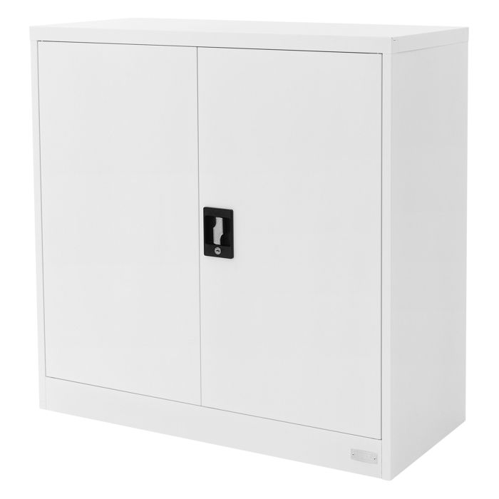 ML-Design Armoire de Classement Verrouillable 90x40x90 cm Blanc en Acier 2 Portes 2 Etagères Rangement dObjets pour Bureau Salon ML-Design Armoire de Classement Verrouillable 90x40x90 cm Blanc en Acier 2 Portes 2 Etagères Rangement dObjets pour Bureau Salon