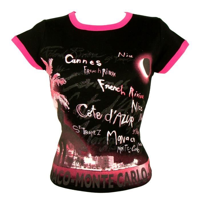 Tee Shirt Coton FEMME - Impression Flocage femme Africaine Guérande