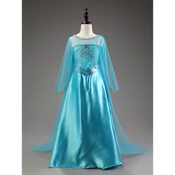 2 A 12 Ans Congele Sublime Robe Elsa Reine Des Neiges Cdiscount Jeux Jouets