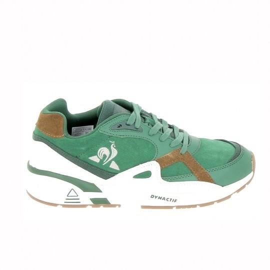 Le Coq Sportif Baskets Mode Sneakers - LE COQ SPORTIF - Dynactif R850 - Vert - Textile - Lacets