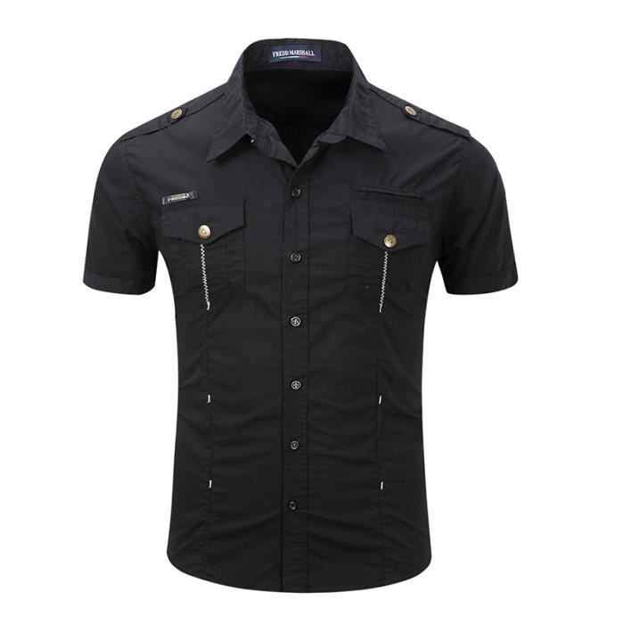 Chemise sales militaire homme