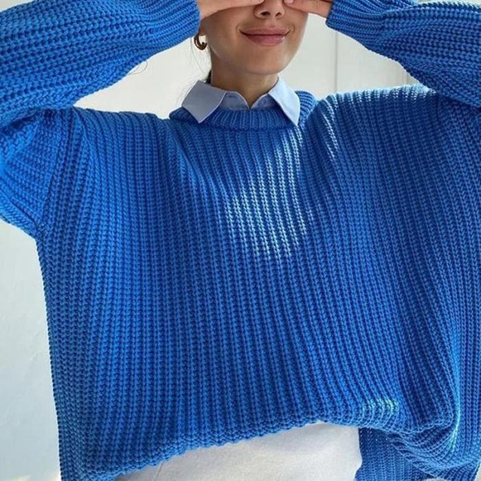 Sweat-shirt En Polaire Pour Femme - Col Roulé, Longueur Oversize, épais Et Doux, Parfait Pour L'hiver - 3