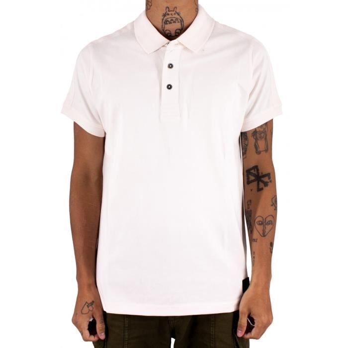 Cerruti 1881 Polo manches courtes uni Balla Rose Clair Homme