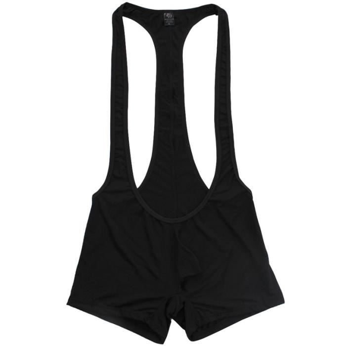 Mankini Pour Homme - Lingerie élastique Avec Bretelles, Justaucorps Sexy Pour La Plage Ou La Maison