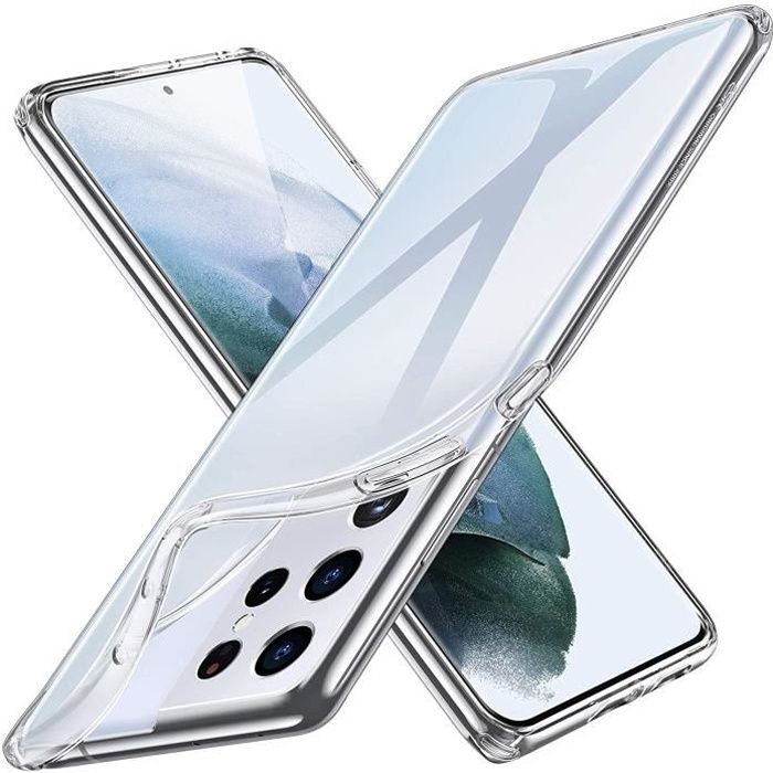 طريقة تشغيل وصلة على التلفزيون New&Teck Coque Samsung Galaxy S21 Ultra - Protection Silicone ...