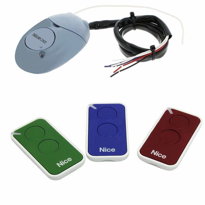 KIT NICE composé 3 Inti 2CH + 1 récepteur OX2 Nice INTIKIT - Cdiscount ...