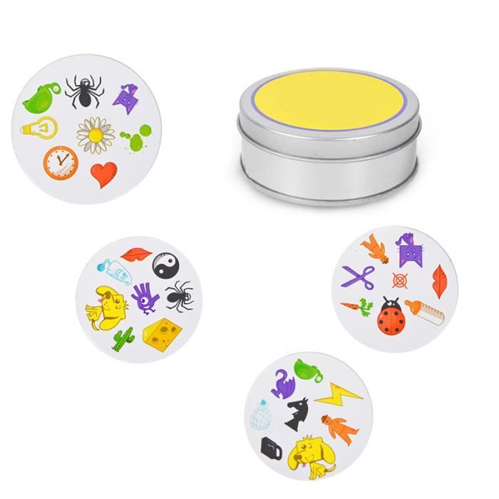 Carte De Jeu De Societe Parent Enfant Carte De Jeu Amusante Pour Cartes Amusantes Jouets Spot It Game Cdiscount Jeux Jouets