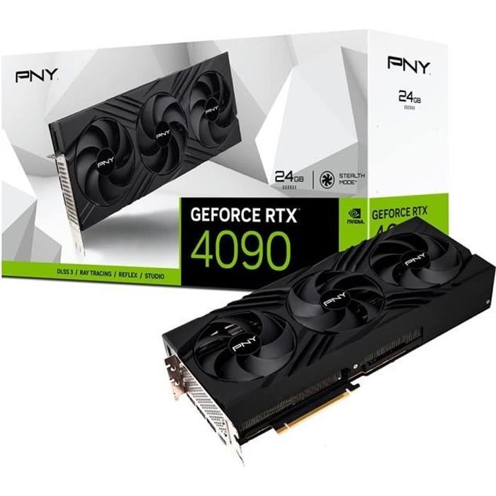 Carte graphique interne - PNY - GEFORCE RTX® 4090 - 24GB - VERTO Triple Fan Edition