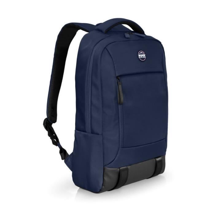 Sac à dos PC - PORT DESIGNS - Pour ordinateur portable moderne & confortable TORINO II - 15.6/16 pouces - Bleu