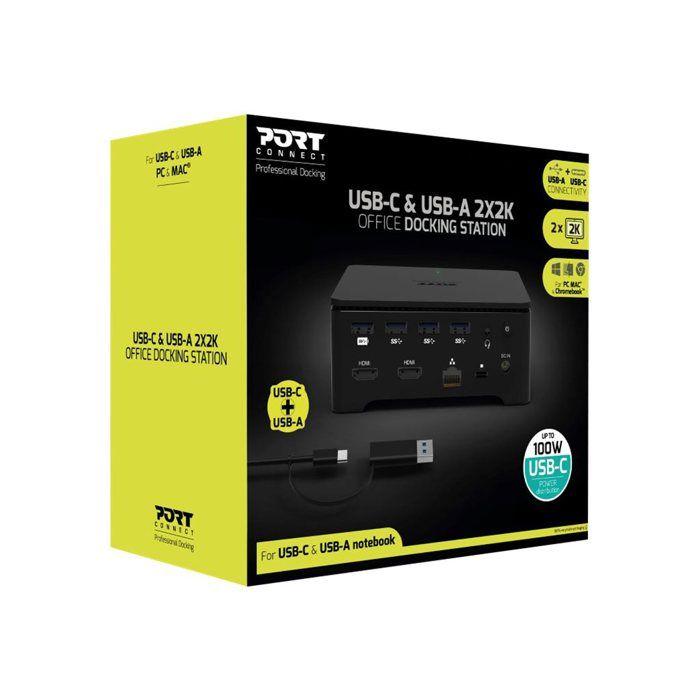 PORT connect USB-C &amp  USB- Reconditionné - Port Designs (note : j'ai supposé qu'il s reconditionné disponible sur Cdiscount Seconde Vie
