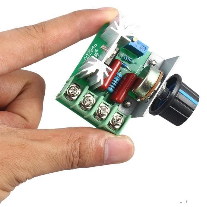 Contrôleur De Vitesse Moteur 220V 2000W - Gradateur Thermostat - Neuf Sous Emballage