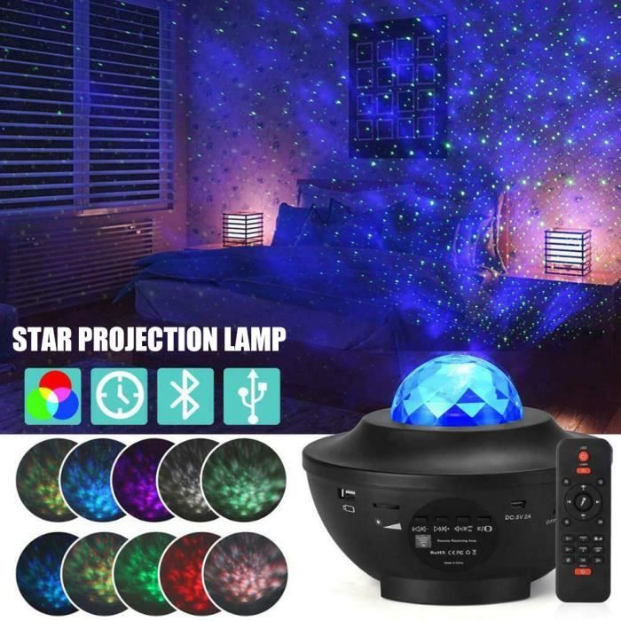 Veilleuse Projecteur Etoile Led Capteur De Commande Telecommande De Chargement Usb Reglable Cdiscount Puericulture Eveil Bebe