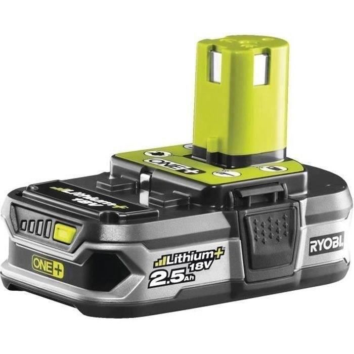 Batterie Lithium-Ion RYOBI - 18V 2,5Ah - Gestion individuelle des cellules