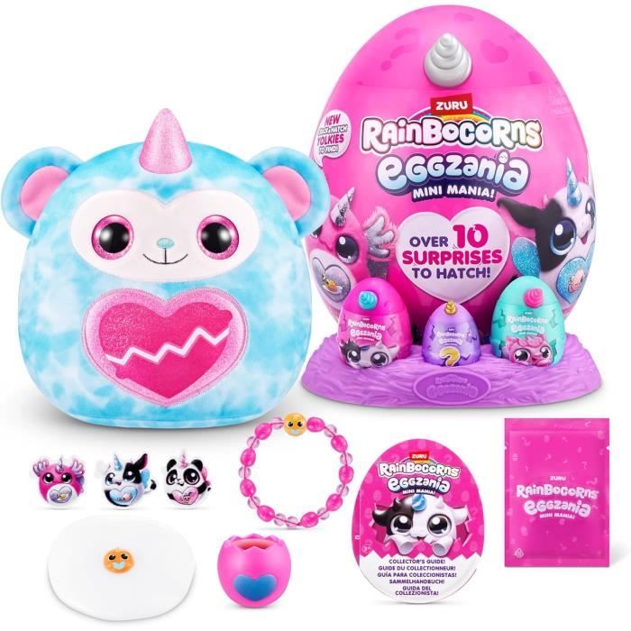 RainBoCorns Plüschfigur Rainbocorns, Eggzania Mini Mania, Lieferung