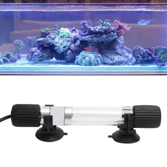Shipenophy Lumière UV d'aquarium Aquarium submersible lampe UV réservoir de poissons purification de l'eau animalerie eclairage