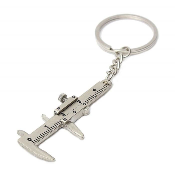 Porte Clef Mini Pieds A Coulisse Vernier Mesure Dimensionnelle Petit Outil Porte Cles En Alliage De Zinc Glissi Cdiscount Bagagerie Maroquinerie