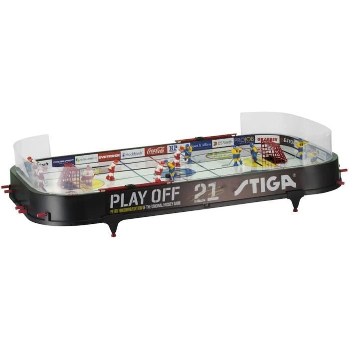 Jeu de Table Hockey sur Table STIGA Playoff 21 - Noir/Blanc - Mixte Enfant - 96x50 cm