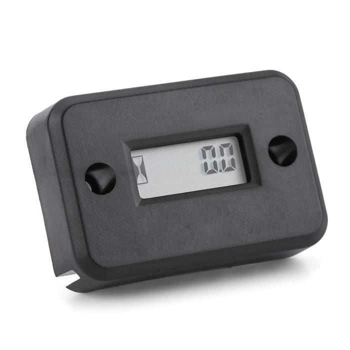 Compteur De Batterie Numérique 52mm Étanche Avec Alarme - Jauge 12V Pour Bateau, Voiture, Yacht (Blanc)