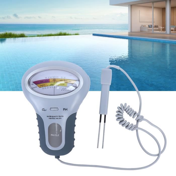 Tbest Testeur PH CL2 Testeur de qualité de L'eau Portable 2 en 1 pour — free download
