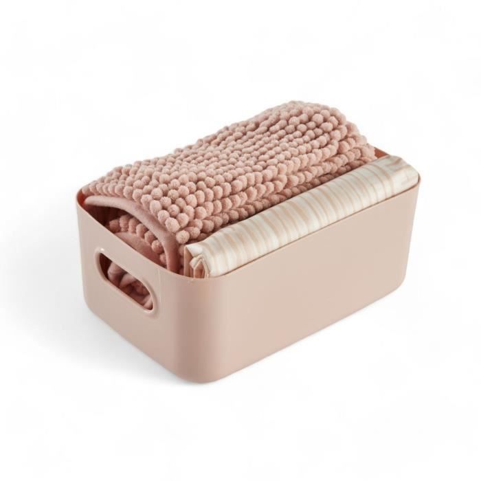 Set de douche TODAY UTILITY Panier tapis rideau