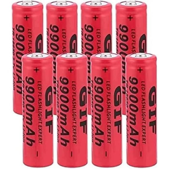 Aa Batterie Rechargeable3.7V LiIon Piles Rechargeables, 9900Mah Haute