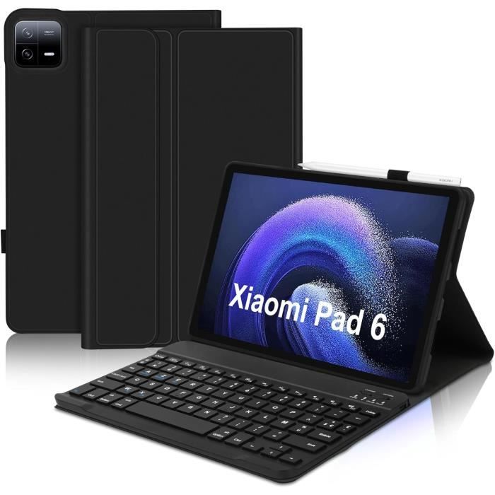 Étui clavier AZERTY pour Xiaomi Pad 6 Pro, étui pour tablette 2023