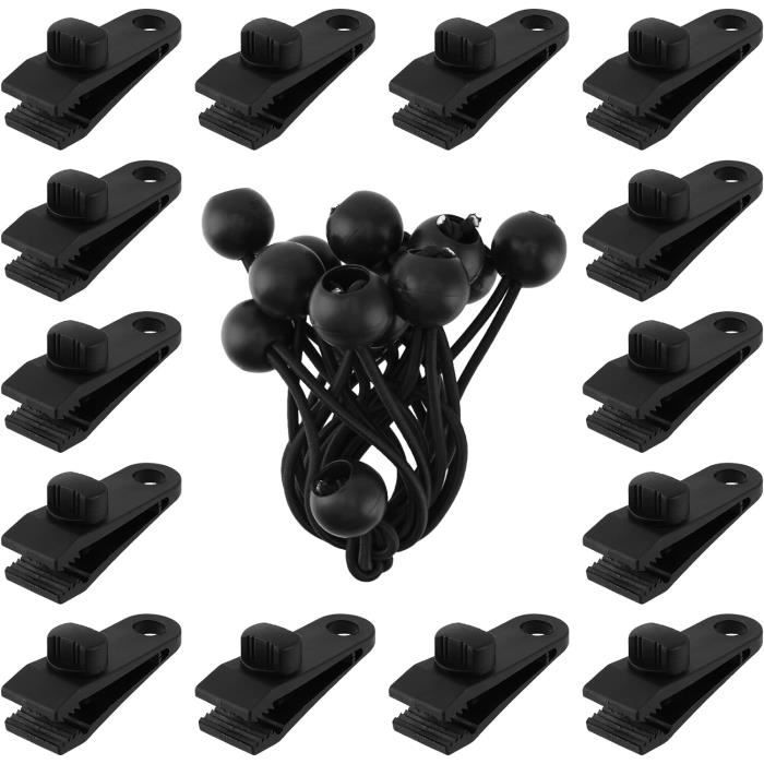Clips D’auvent Universels – Pinces Fixation Solide Pour Bâche, Mesure Ajustable