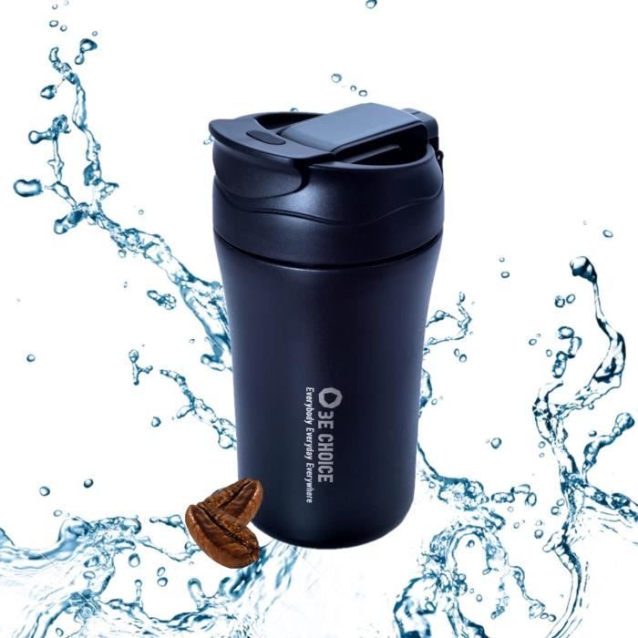 Gobelet Isotherme 16 Oz Avec Paille - Impression Pingouin - Acier Inoxydable Double Paroi - Garde Chaud/froid 12h