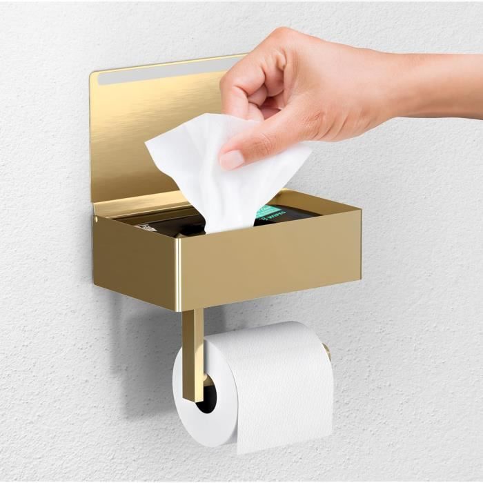 Dr.DJ Support De Papier Toilette Avec étagère, Porte-serviettes En Papier Pour Organisateur De Salle De Bain Et Support Mural, Support De Rouleau De Papier Toilette RV Avec Adhésif Et Vis, Blanc1 Dr.DJ Support De Papier Toilette Avec étagère, Porte-serviettes En Papier Pour Organisateur De Salle De Bain Et Support Mural, Support De Rouleau De Papier Toilette RV Avec Adhésif Et Vis, Blanc1
