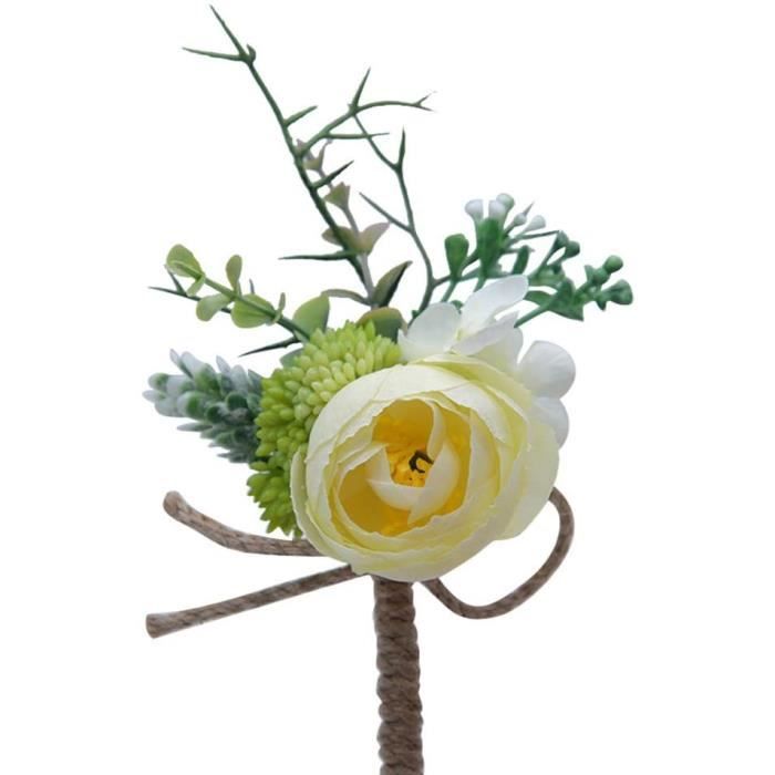 Broche Fleur En Tissu Bleu Foncé - Corsage Délicat Pour Vêtements Ou Sacs - Accessoire Chic Et Élégant