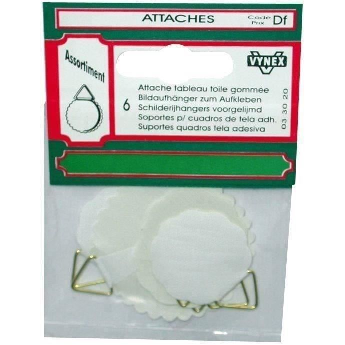 Attache tableau - toile gommée - D: 45 mm