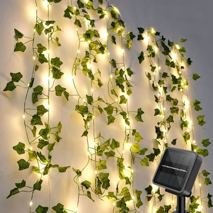 Guirlande Lumineuse Feuilles D'érable 20 LED - 3 M, étanche, à Piles (décoration Automne, Noël) - 4