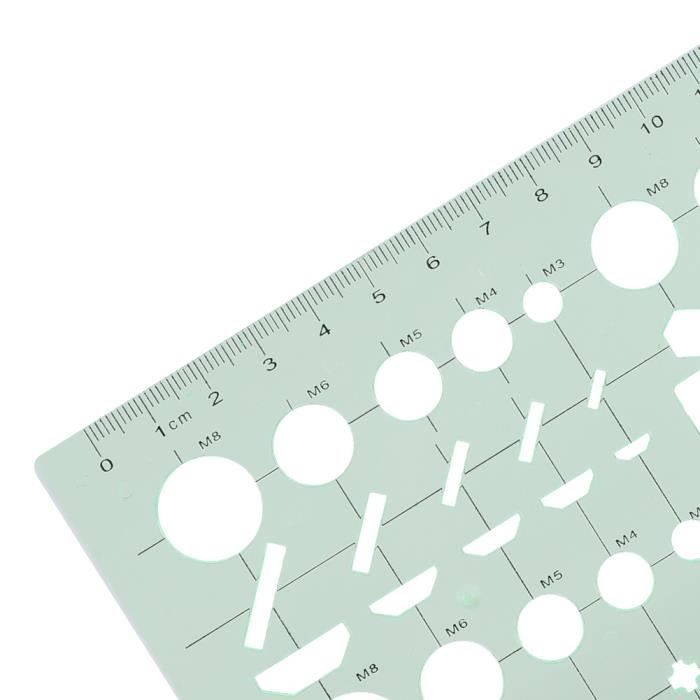 Règle Courbe Française 3 En 1 - 40cm - Plastique Transparent - Pour Couture, Patronnage, DIY - Précision Métrique