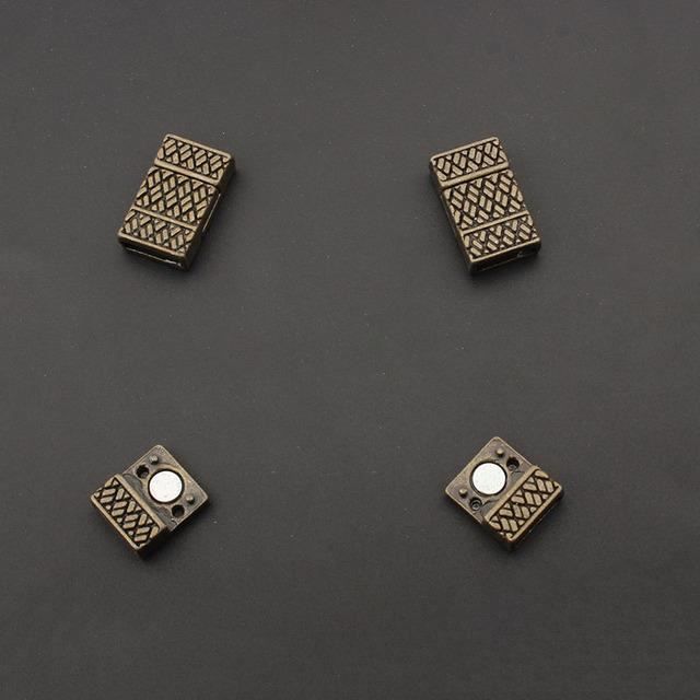 Superposition Collier Fermoir Serrure Aimant Collier Connecteur Multi Brins Fermoirs pour Bracelet En Couches Collier Or Argent  36