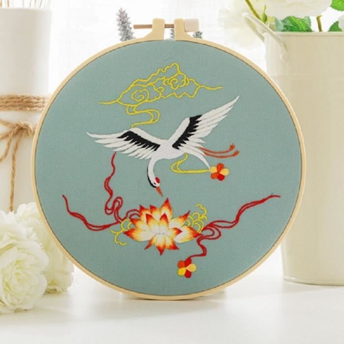 Kit Broderie Punch Needle Noël - 2 Sets Débutants, Avec Cercles, Motifs Bonhomme De Neige Et Camion