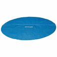 Couverture de piscine solaire INTEX - Ronde - Diamètre 488 cm - 160 microns-1