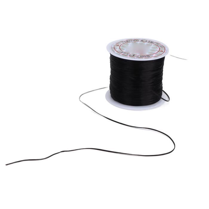 10m corde élastique câble 5mm noir - plusieurs tailles et couleurs -  Cdiscount Bricolage