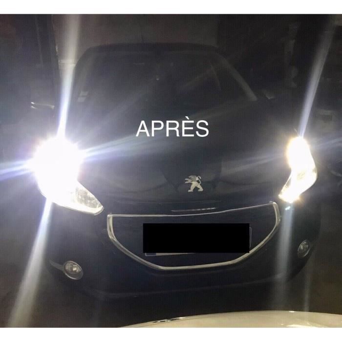 Ampoules H7 Blanc Look Xénon - Peugeot 208