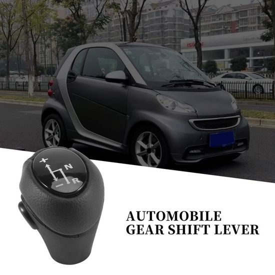 Pommeau Levier De Vitesse Pour Smart Fortwo 450 (1998-2014) - Noir ABS - 11