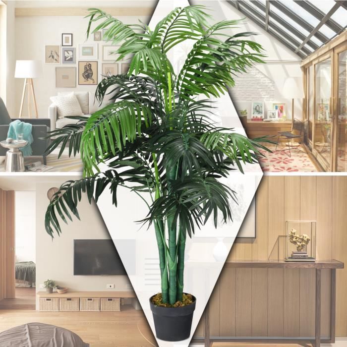 Plante Artificielle 110cm En Pot Faux Arbre Palmier Aréca Avec Pot Pour Decoration Interieur Ou Exterieur Vert 27218 Plante Artificielle 110cm En Pot Faux Arbre Palmier Aréca Avec Pot Pour Decoration Interieur Ou Exterieur Vert 27218