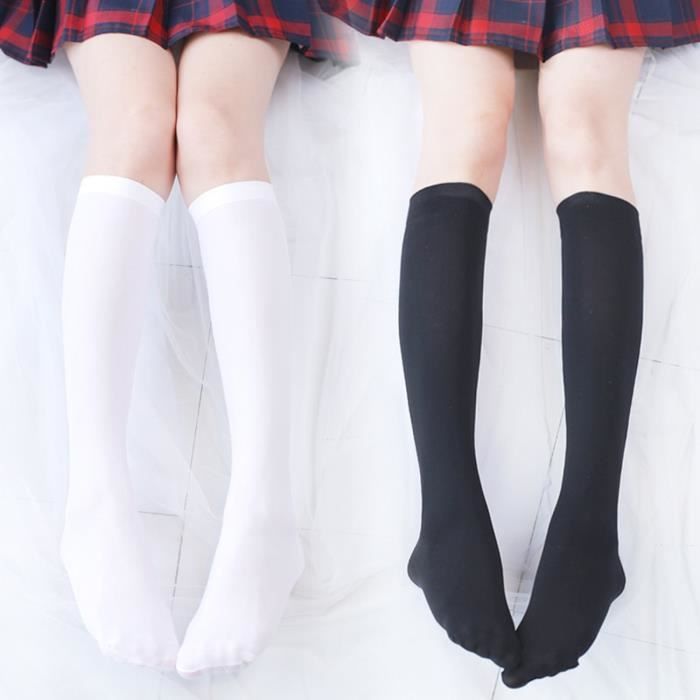 Chaussettes Hautes Cuissardes Cocila – Dentelle, Coton, Contention Classe 2 – 36-43 – Noir, Rouge, Kaki, Etc.