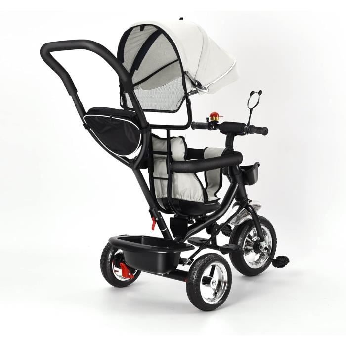 Tricycle Enfant Évolutif Avec Siège Réversible,Tricycle À Pousser Pour