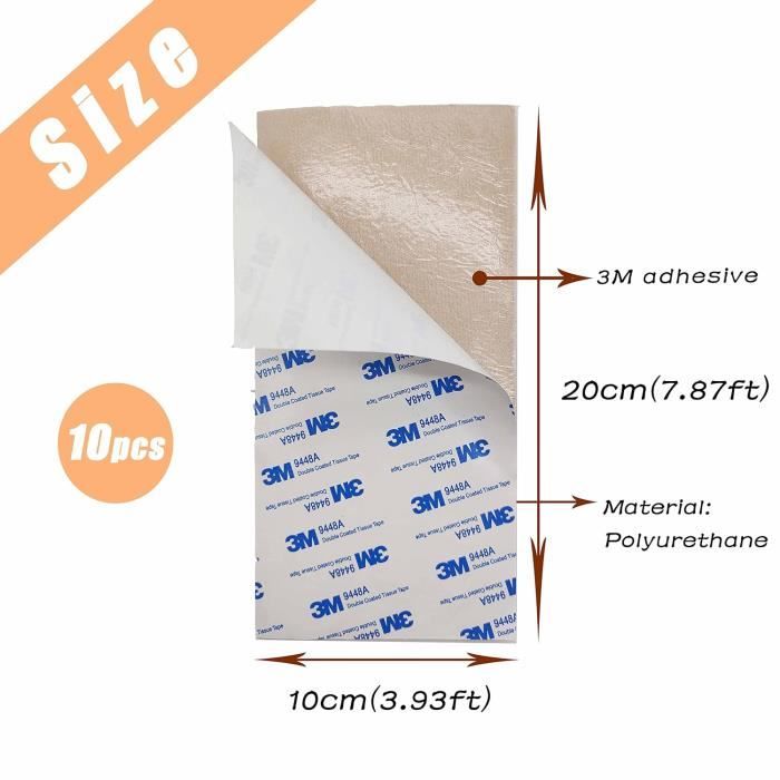 Kit De Réparation Simili Cuir Rouge - Autocollant Vinyle 200x70 Cm - Pour Canapés, Sièges Auto, Meubles