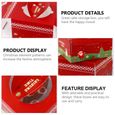 10pcs boîtes d'emballage de gâteau de Noël alimentaire conteneur de portable objet decoratif objet de decoration - bibelot-2
